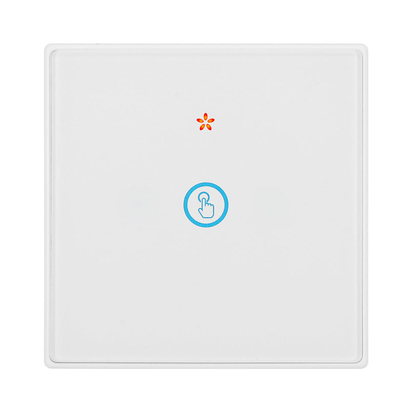 1/2 Gang Smart WIFI Crystal Glass Panel Switch Light Touch Screen Wall Decoration