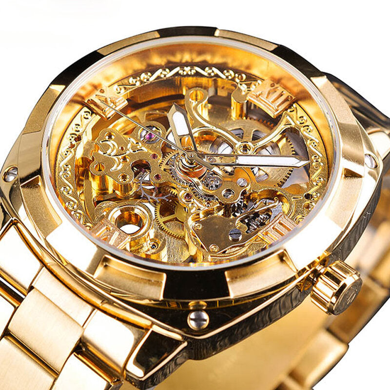 Forsining GMT1091 Light Luxury 3ATM Waterproof Luminous Display Fashion Men Mechanical Watch
