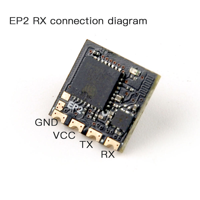 0.44g Happymodel 2.4G ExpressLRS ELRS EP2 Nano High Refresh Rate Ultra-small Long Range RC Receiver for RC Drone
