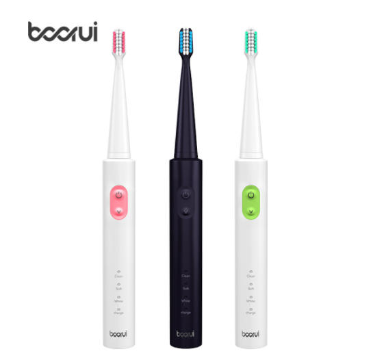 Borui BR-Z1 USB Wireless Ultrasonic Electric Toothbrush Oral Hygiene Rechargeable Sonic Automatic To
