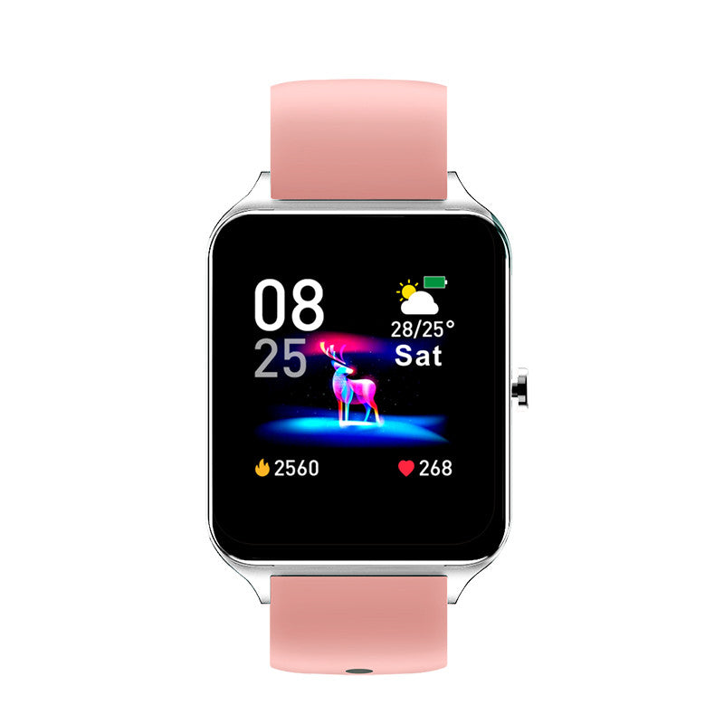 Bakeey B20 1.4 Inch Big Display Full Touch Wristband Metal Case Blood Pressure Monitor Weather Forecast Smart Watch