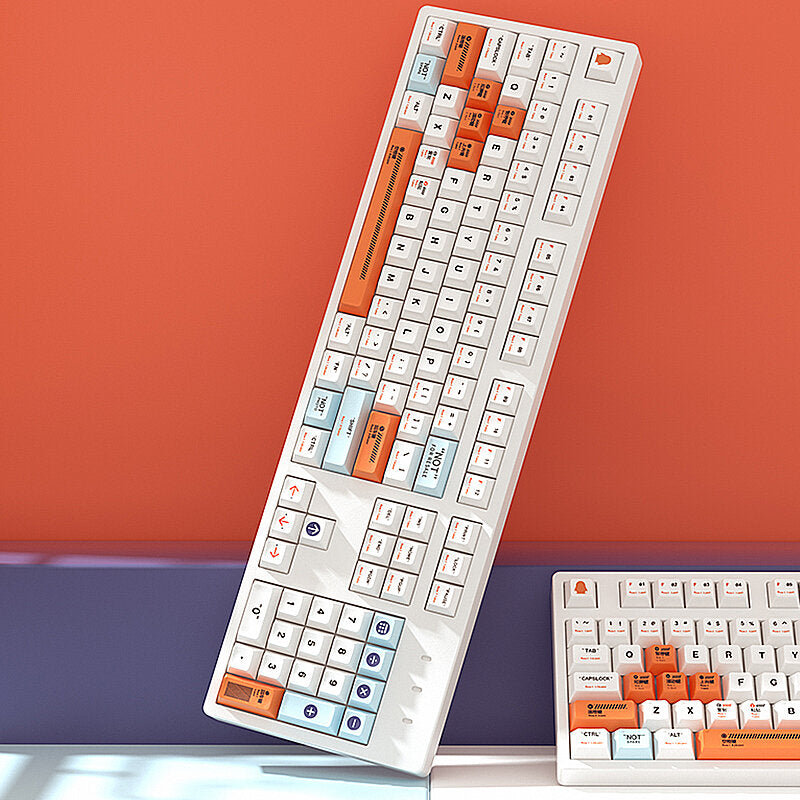135 Keys Agent Plastic Theme Keycaps Set XDA Profile PBT Sublimation Key Caps Suitable for 61/68/75/84/87/89/96/98/100/104/108 Mechanical Keyboard