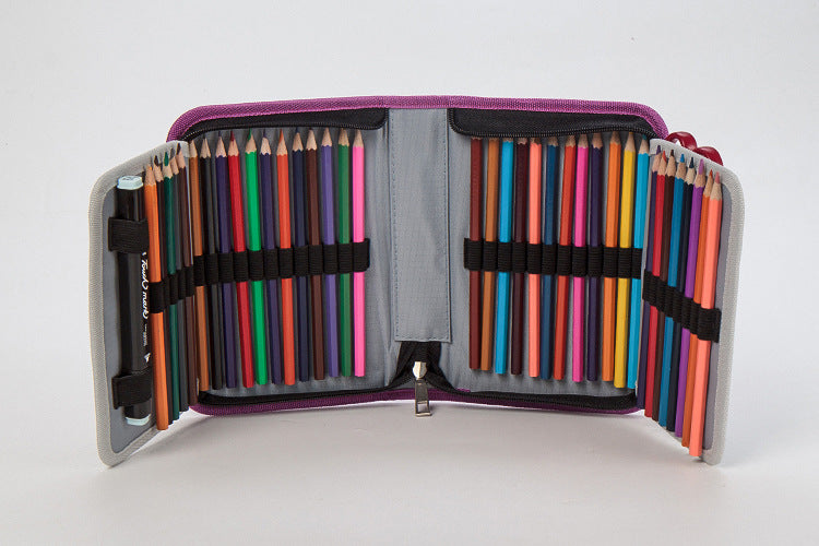 WAM PC-02 39 Slots School Pencils Case Large Capacity Pencil Bag Pouch Multi layer Brush Pocket
