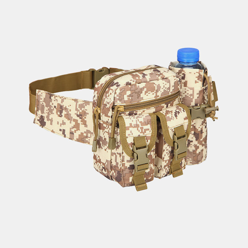 Men Multifunction Tactical Belt Bag Casual Sling Crossbody Bag Waist Bag