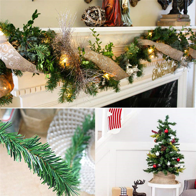5.5M Christmas Tree Decoration Wreath Door Hanging Garland Window Wall Ornament Party Christmas Decorations Clearance Christmas Lights