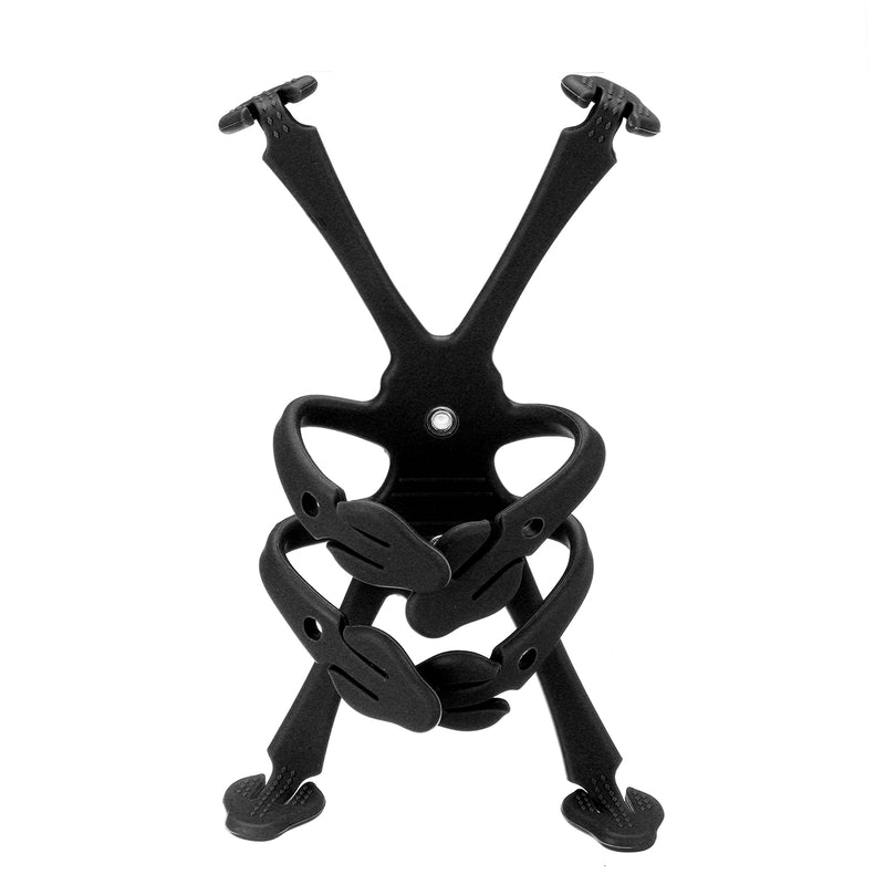 Multifunctional Portable Flexible Silicone Lazy Car Desktop Camera Mobile Phone Holder Stand Bracket with Double Suction Cup for Devices between 5.6 to 8.7cm Width