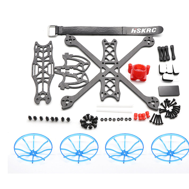 HSKRC Turtle 149 149mm 3 Inch Frame Kit w/ Propeller Protective Guard for Whoop RC Drone FPV Racing