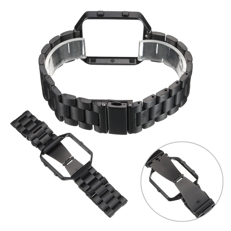 Bakeey Steel Metal Frame Watch Case Cover Frame Watch Band For Fitbit Blaze Watch