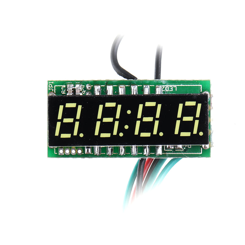 0.28 Inch 3-in-1 Time + Temperature + Voltage Display with NTC DC7-30V Voltmeter Electronic Watch Clock Digital Tube