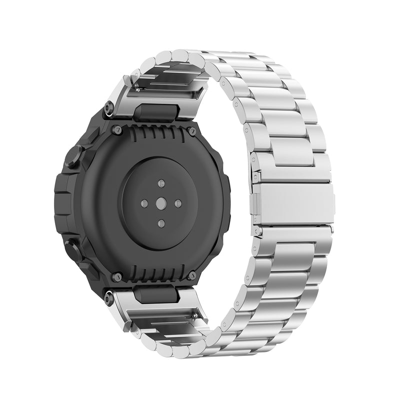 Bakeey Stainless Steel Watch Band with Band Adjust Tool for Amazfit T-REX A1918 Smart Watch