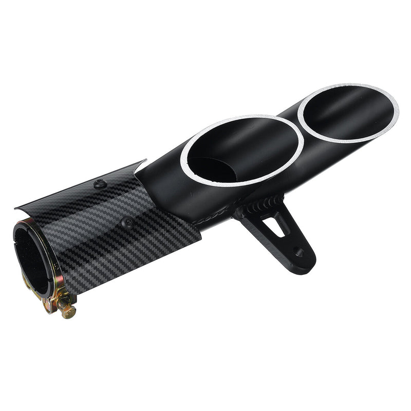 Motorcycle Exhaust Muffler Tail Pipe for Yamaha 250/300 and Kawasaki ZX6R10R - Dual Outlet For For