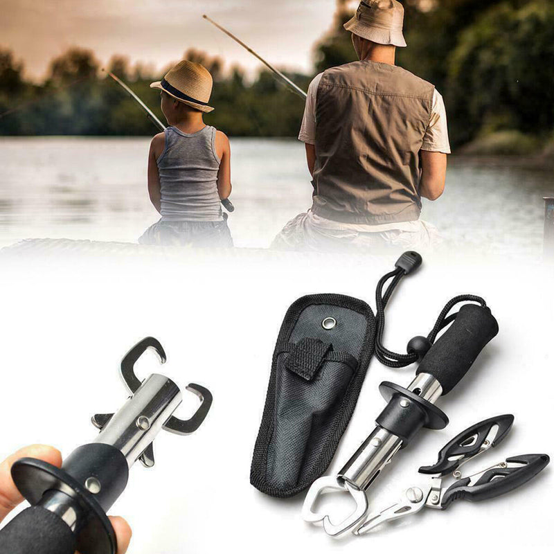 Straight Handle / Gun Handle/T Handle Fishing Pliers Stainless Steel Hook Remover Fish Lip Gripper Grip Holder Tackle