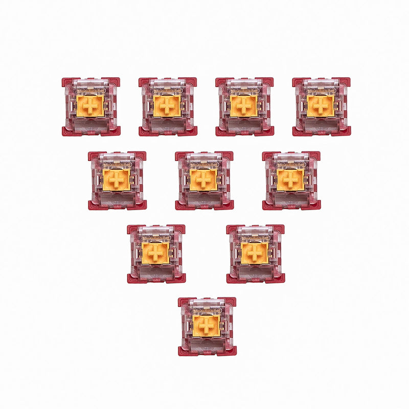 35Pcs GAMAKAY Phenix Mechanical Switch 3-Pin Prelubricate Silent Linear Switch for DIY Mechanical Gaming Keyboard