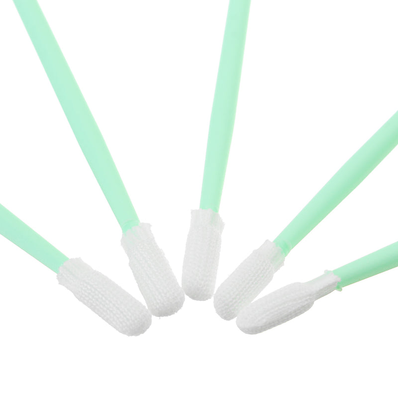 100 Polyester Swab Sticks with Microfiber Cleaning Head for Solvent Printers and Optical Equipment - 100Pcs For Printer