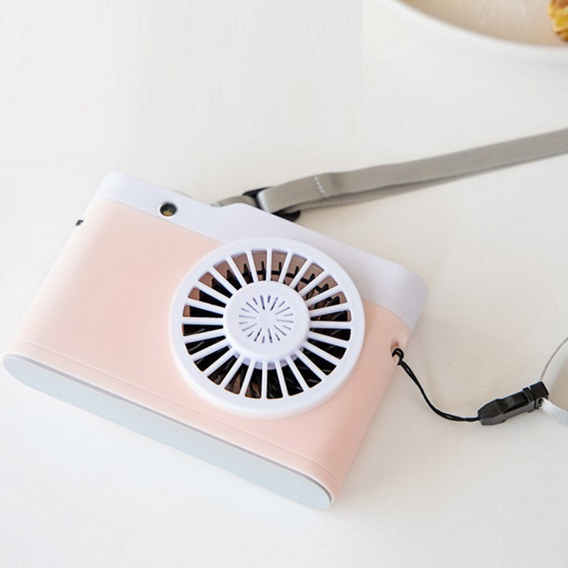 Portable Handed Camera Fan USB Charging Lazy Hanging Neck Mini Fan Ventilador Air Cooler Desktop Outdoor Fans
