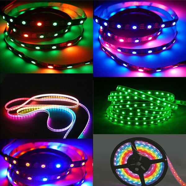 5M WS2812B 5050 RGB Non-Waterproof 300 LED Strip Light Dream Color Changing Individual Addressable DC 5V