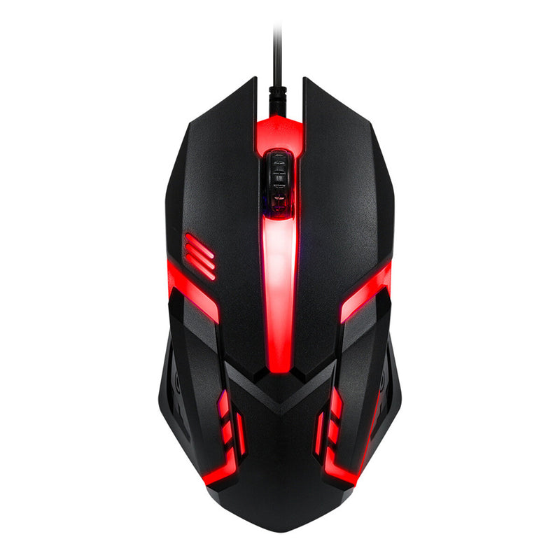 T-Wolf TF230 Wired Keyboard & Mouse Set 104 Keys USB Wired Keyboard 2400DPI Mouse RGB Backlit Gaming Keyboard Mouse Combo