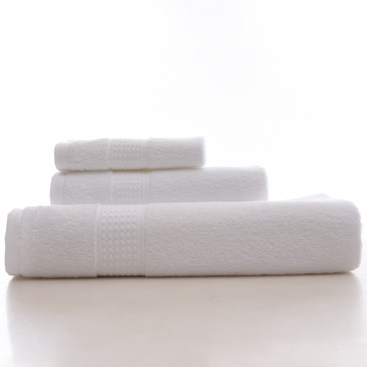 KC LN-01 Bath Pure Towels Long Stapled Cotton Beach Spa Thicken Super Absorbent Towel Sets