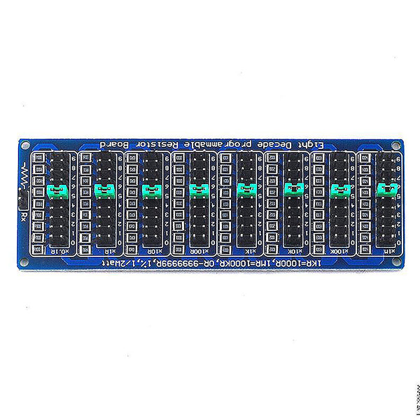 0.1R-9999999R Programmable Resistor Resistance Board Eight Decade 0.1R Accuracy 1% 1/2 Watt Module Board