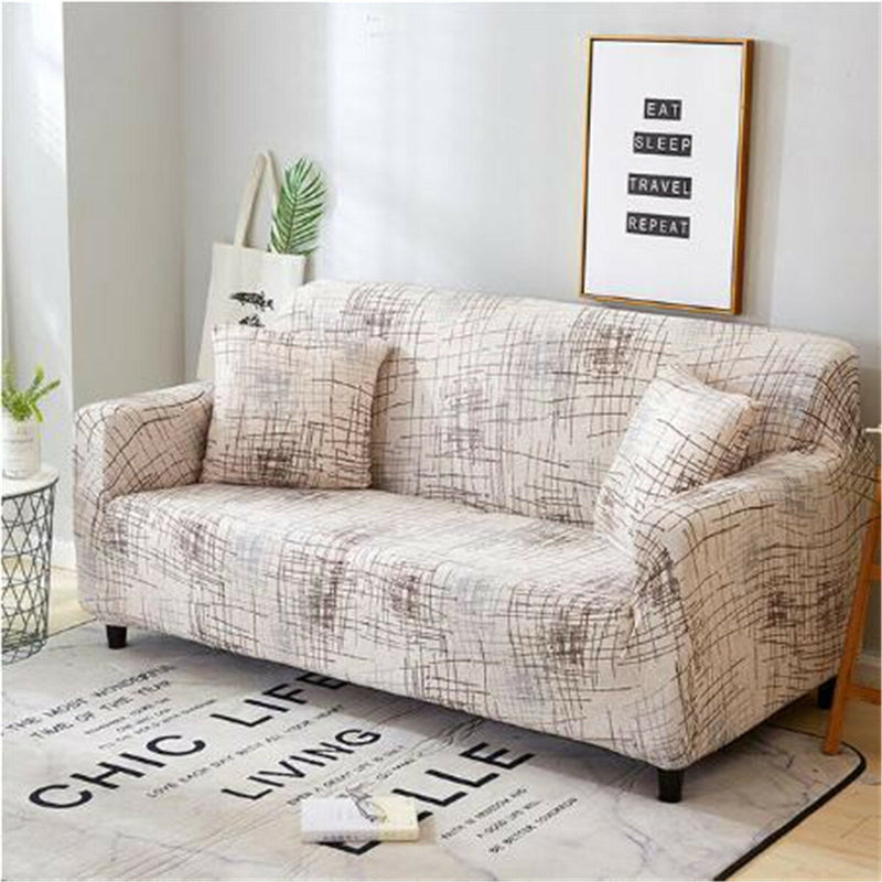 2 Seaters Elastic Sofa Cover Universal Chair Seat Protector Couch Case Stretch Slipcover Home Office Furniture Decorations