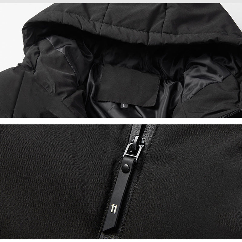 3-Modes Control Winter Heated Jacket USB Charging Coat Warm Up Heated Clothing Washable Soft Safe Top