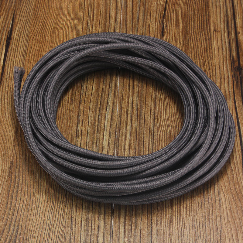 10M 2 Cord Color Vintage Twist Braided Fabric Light Cable Electric Wire