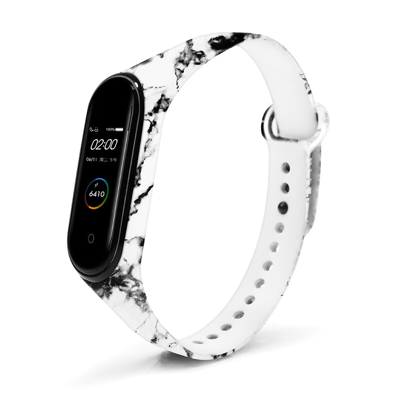 Colorful Pattern Watch Band Watch Strap Silicone Strap for Xiaomi Miband 4 Miband 3 Non-original