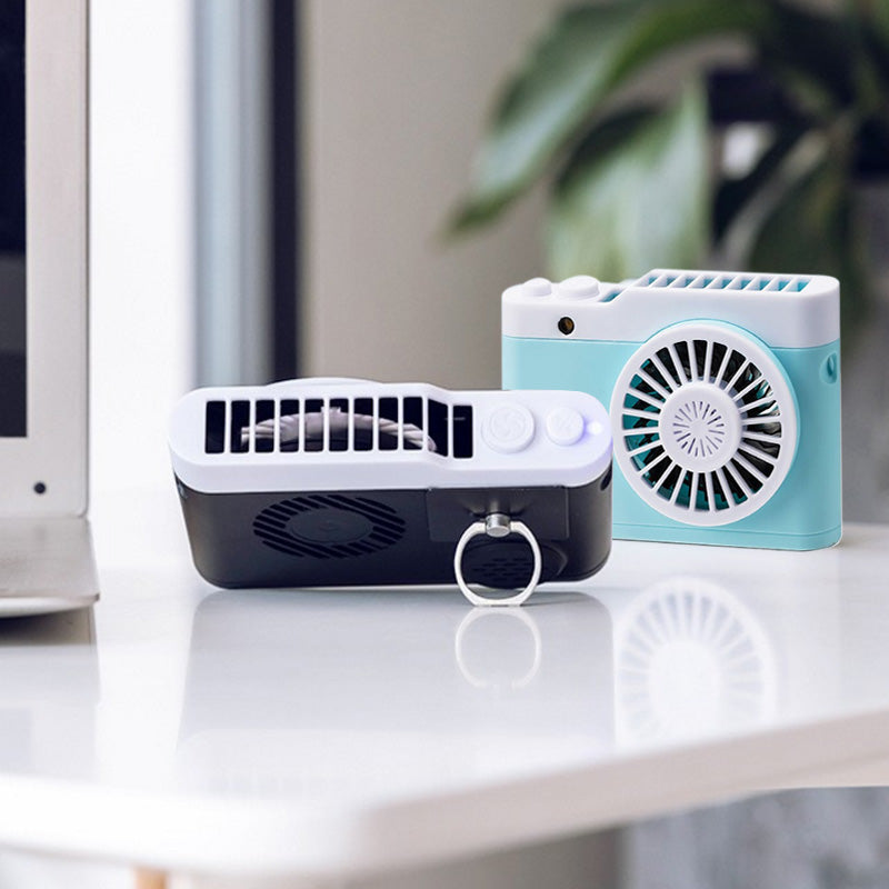 Portable Handed Camera Fan USB Charging Lazy Hanging Neck Mini Fan Ventilador Air Cooler Desktop Outdoor Fans