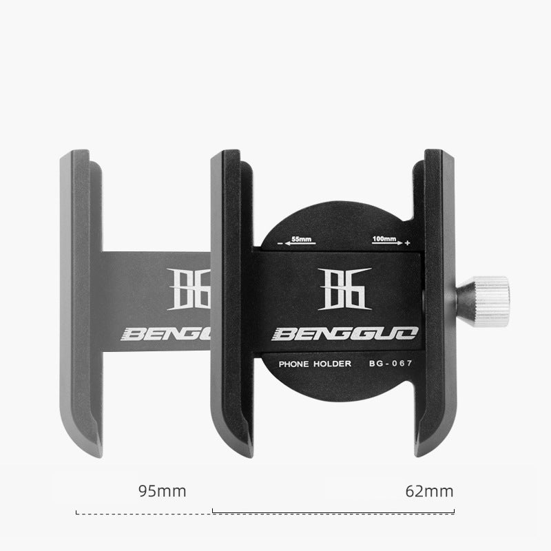 Bike Phone Holder 55-100mm Width Adjustable Phone Mount Waterproof 360 Rotation Phone Stand for Cycling