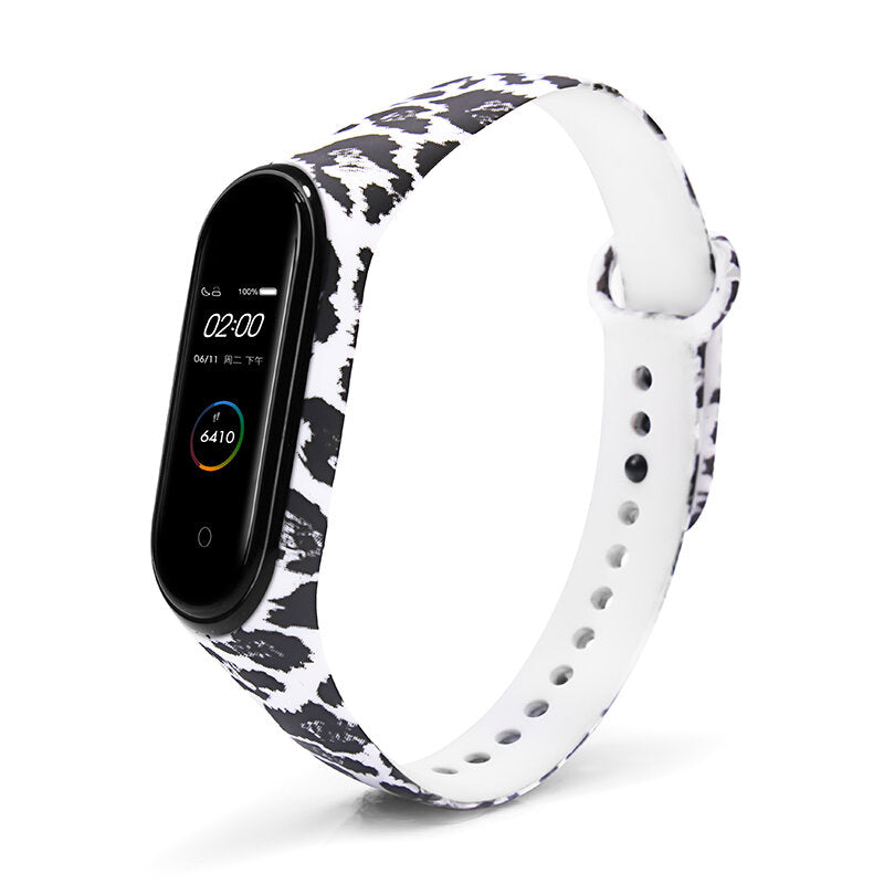 Color Pattern Watch Strap Watch Band for Xiaomi Miband 3 Mibnad 4 Strap Non-original