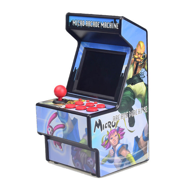 DATA FROG 16 Bit Built-in 156 Classic Games Retro Mini Handheld Arcade Game Console Game Player Support AV Output