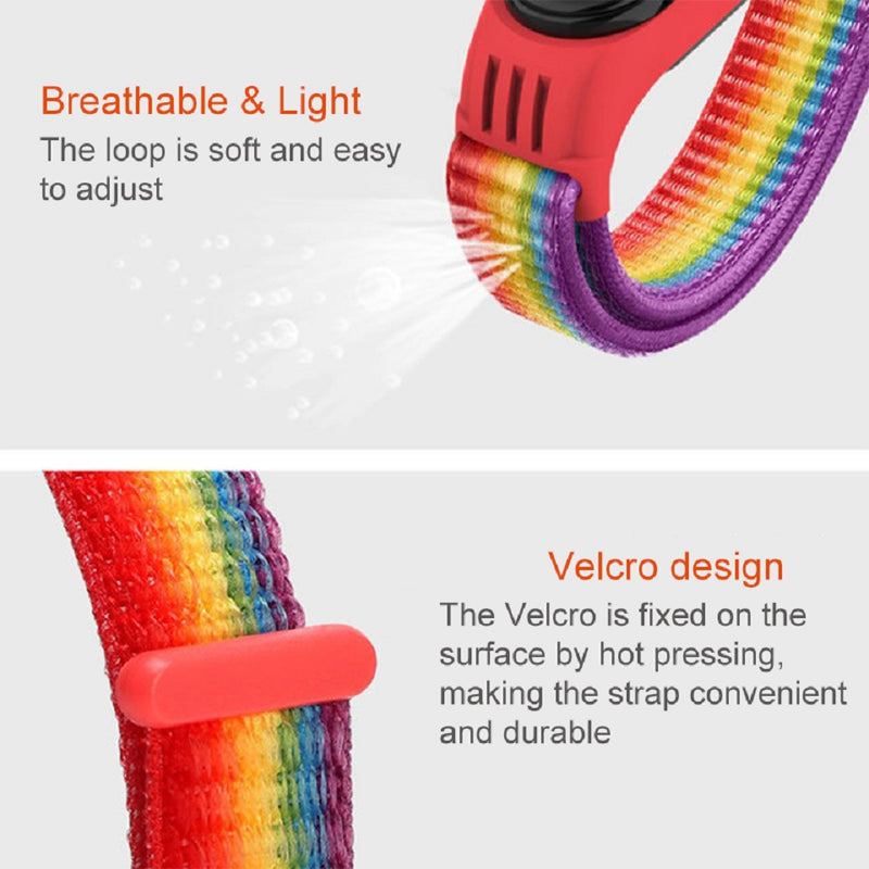 Holdmi 2-IN-1 Comfortable Nylon Watch Strap Band + TPU Watch Case Cover Replacement for Xiaomi Mi Band 5 / Xiaomi Mi Band 4 / 3 Non-original