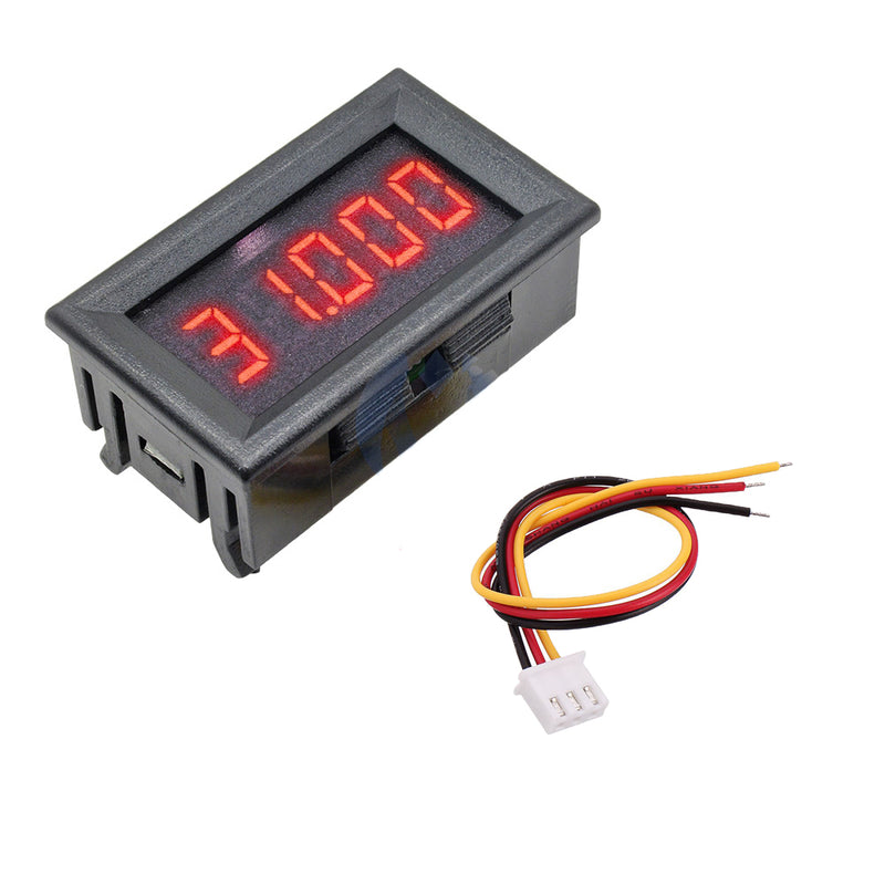 DC 4V-30V 0.36 Inch 5 Digit Mini LED Display Digital Voltmeter Voltage Detector Panel Meter High Accuracy 3 Wires