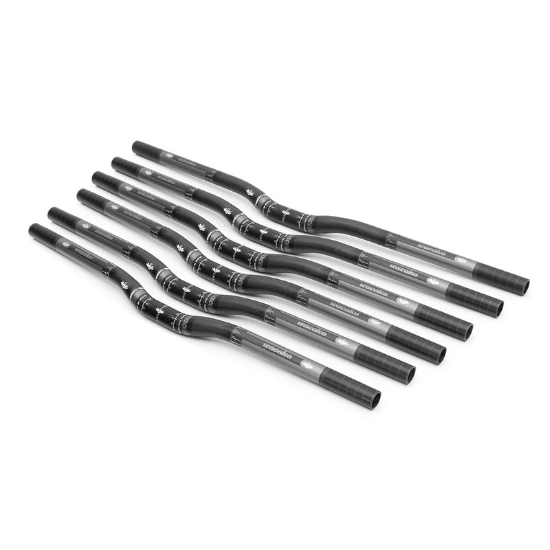 WACAKO Universal 620mm MTB Mountain Bike Bicycle Carbon Fibre Lightweight Riser Practical Handle Tube For 25.4mm Handlebars