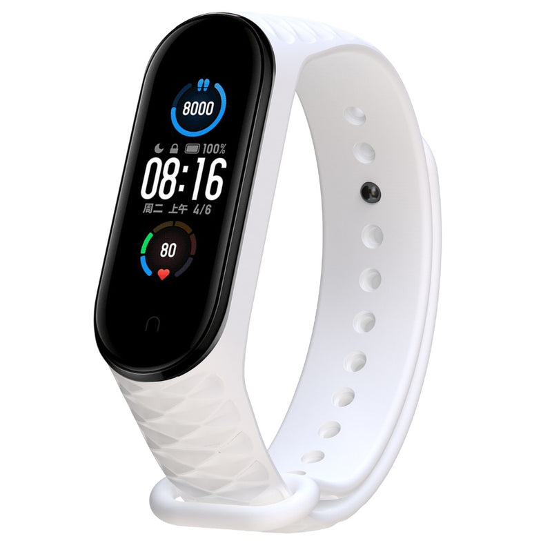 Colorful Silicone Watch Strap Replacement Watch Band for Xiaomi Miband 5 Mi Band 5 Non-original