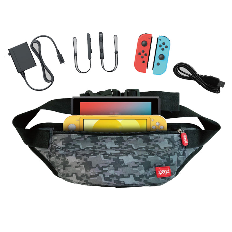 Ipega-SW011 Men Outdoor Sport Multifunctional Waist Bag Shoulder Hiking Cycling Military Camouflage Bag