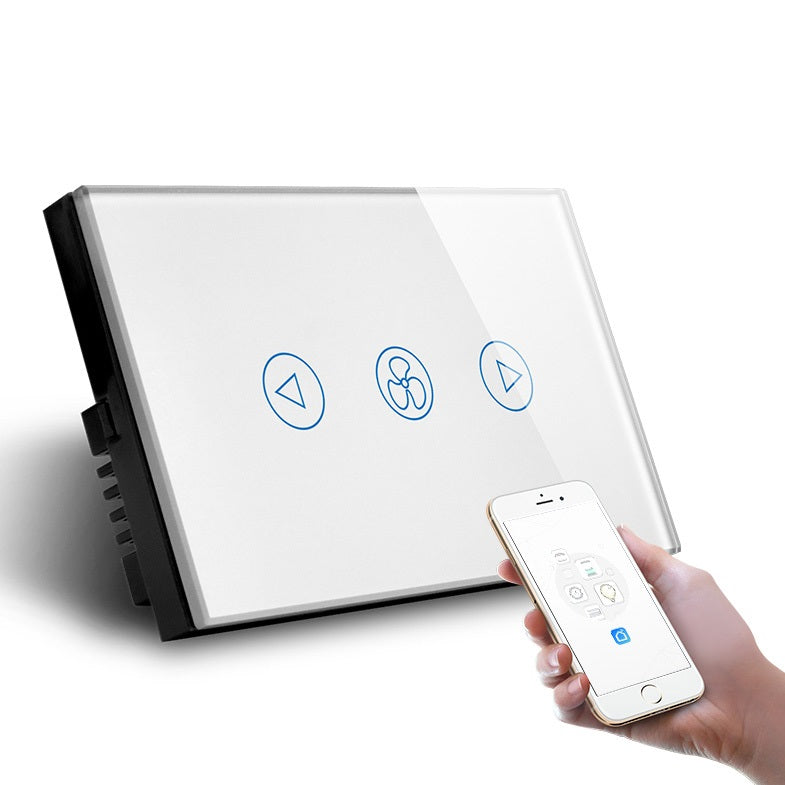 MEKAGOOD 110V-240V WiFi Touch Switch Tuya App Fan Speed Switch Table Wall Fan Switch Work with Google Home Aexa