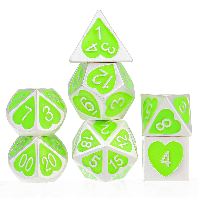 7Pcs Zinc Alloy Polyhedral Dices For RPG MTG DND Dungeons Dragons Role Playing Table Games Dice