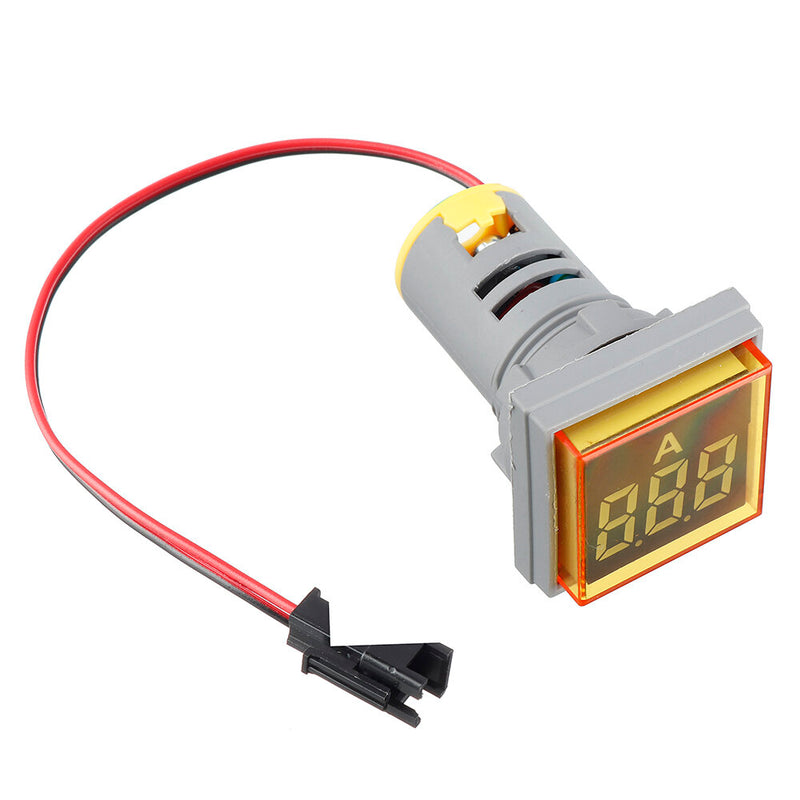 Digital Tube Ammeter Indicator Light - Square Large