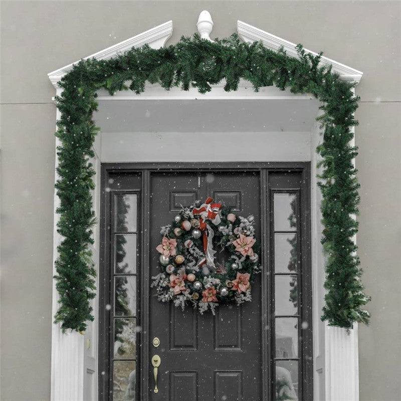 5.5M Christmas Tree Decoration Wreath Door Hanging Garland Window Wall Ornament Party Christmas Decorations Clearance Christmas Lights