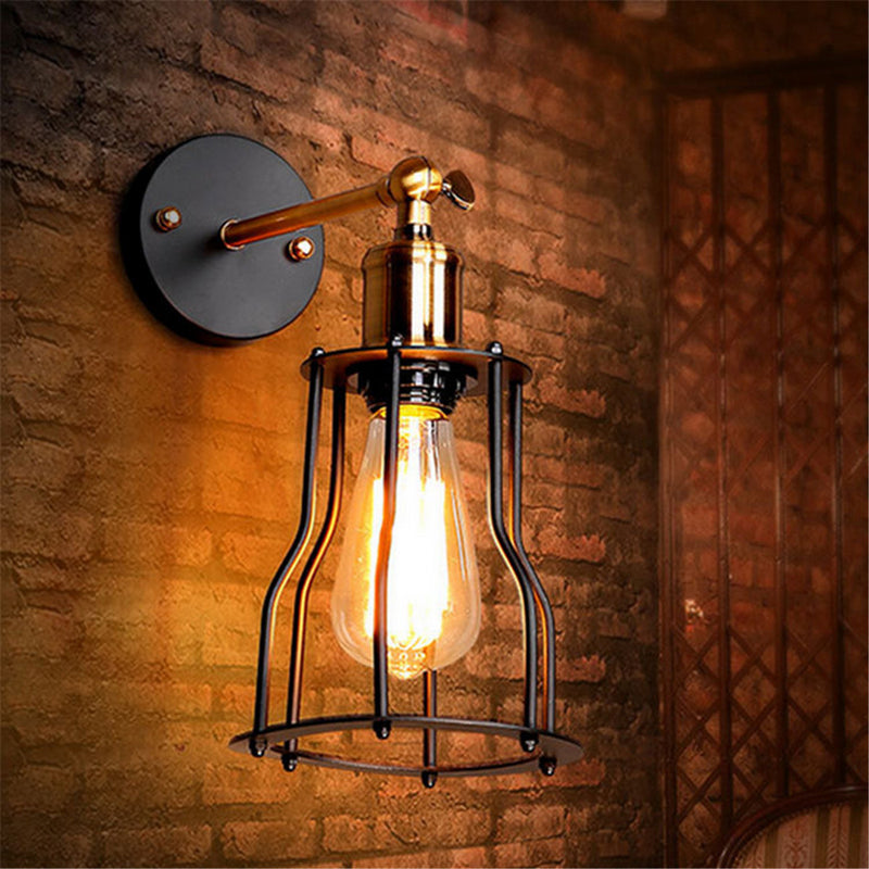 E27 Vintage Wall Light Home Bar Sconce Lamp Corridor Fixture Decoration AC85-265V