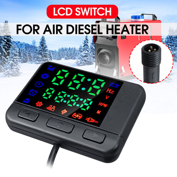 12V/24V Car LCD Monitor Switch for Air Diesel Heater Parking