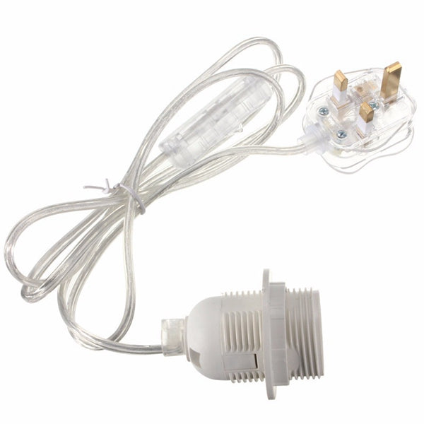 E27/E26 Edison ES Ceiling Light Holder Pendant Lamp Bulb Fitting Socket Switch Max Power AC 250V
