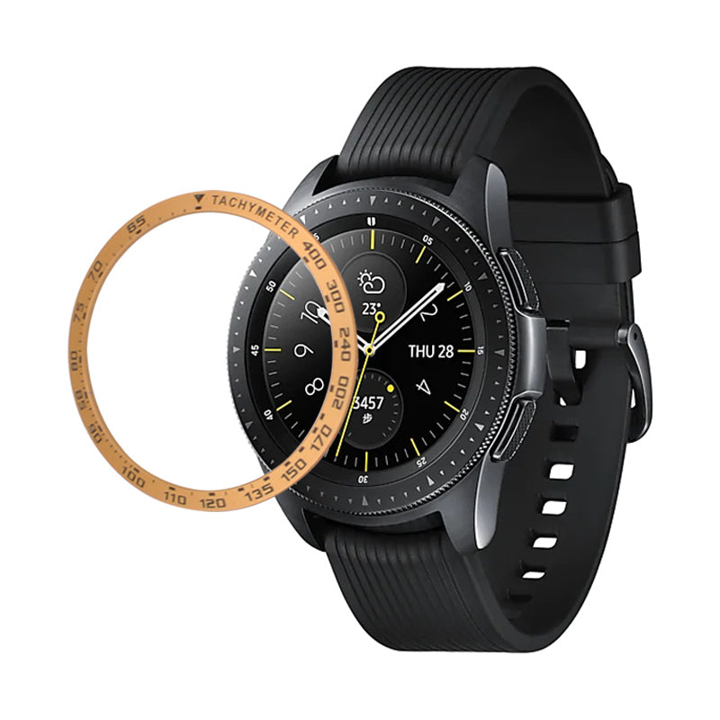 Bakeey Time / Speed Tachymeter Scale Metal Outer Edge Cover Watch Bezel Ring Dial for Samsung Galaxy Watch 42mm