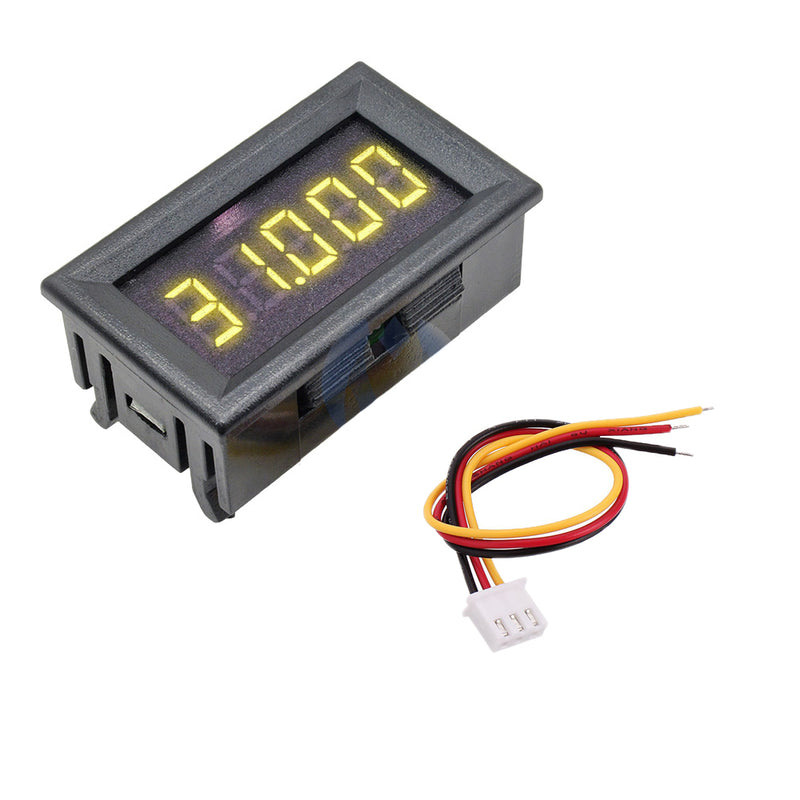 DC 4V-30V 0.36 Inch 5 Digit Mini LED Display Digital Voltmeter Voltage Detector Panel Meter High Accuracy 3 Wires