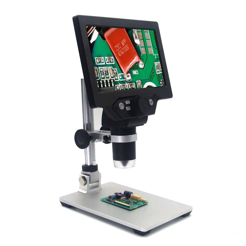 MUSTOOL G1200 Digital Microscope 12MP 7 Inch Large Color Screen Large Base LCD Display 1-1200X Continuous