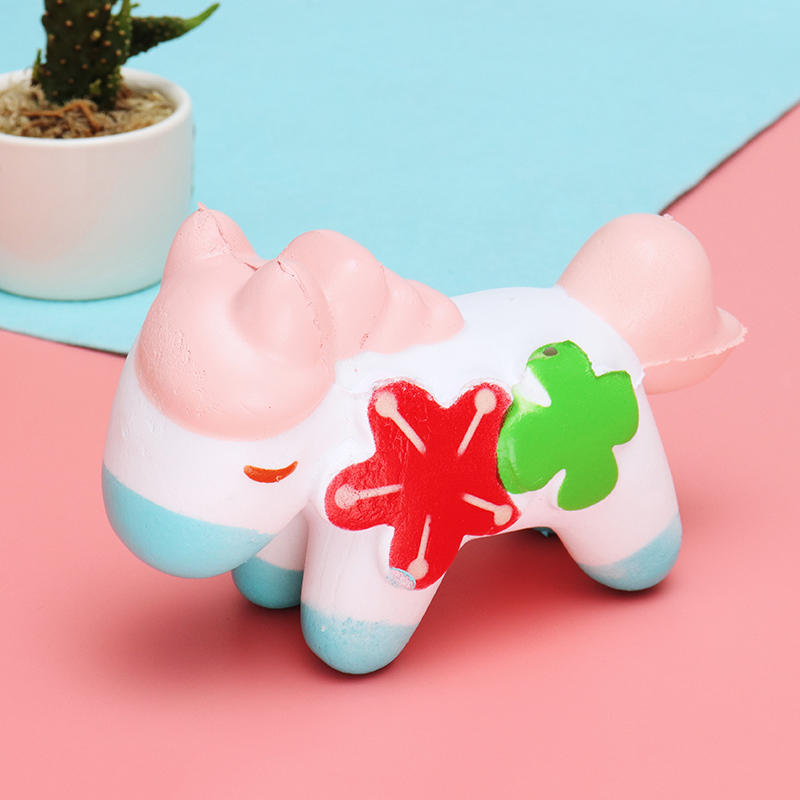 Four-leaf Horse Squishy 14CM Slow Rising With Packaging Collection Gift Soft Toy