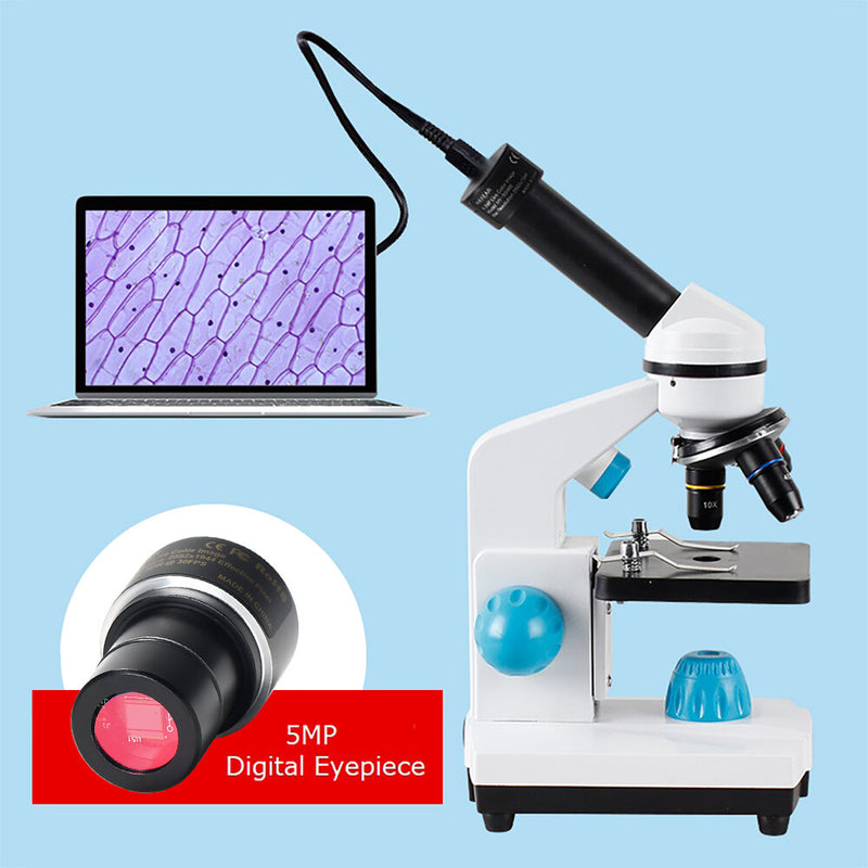 HAYEAR 5MP CMOS USB 2.0 Microscope Ocular Adapter Electronic Eyepiece HD Microscope Camera for Microscopio Stereo and Biological