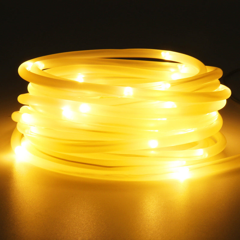 5M 50LED Outdoor Tube Rope Strip String Light RGB Lamp Xmas Home Decor Lights