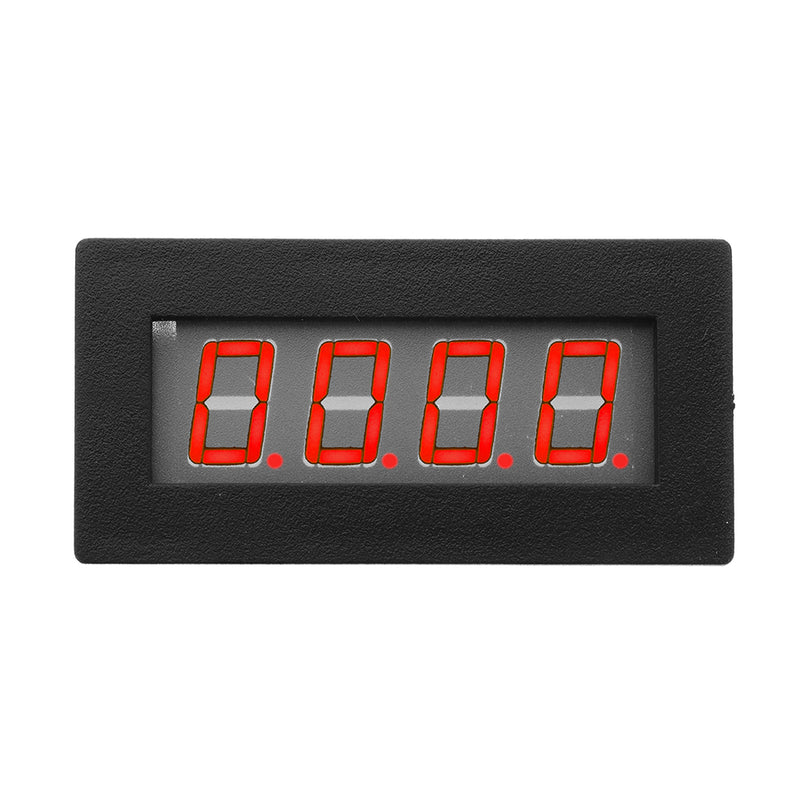4-Digit LED Tachometer with Blue and Red Displays - 4 Digital RPM Speed Meter